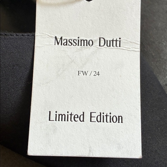 NWT. Massimo Dutti Limited Edition Black Satin Effect Wedge Shoes. Size 8. - Picture 12 of 13